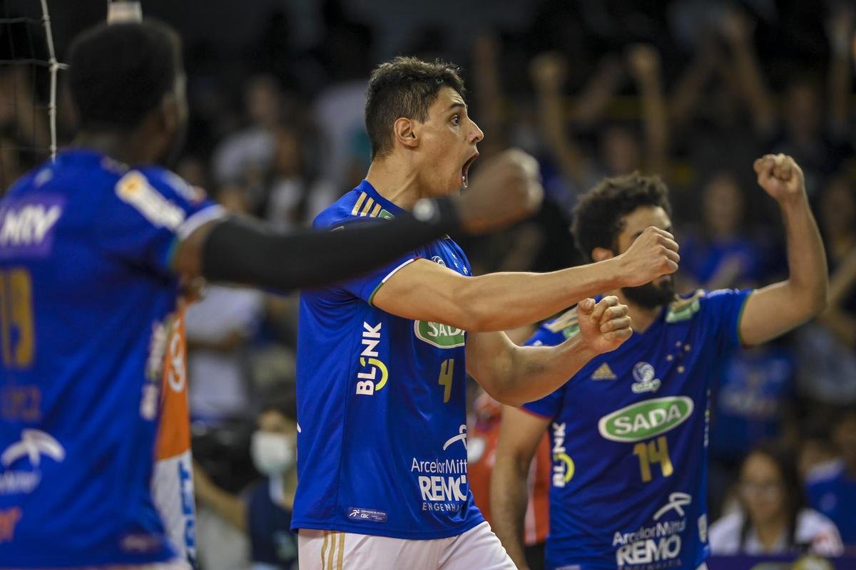 Cruzeiro venceu o Minas no tie-break no primeiro jogo da final da Superliga