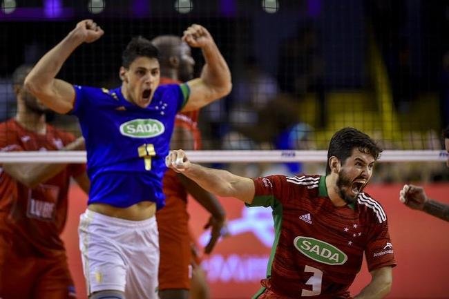 Fotos da final do Mundial de Vlei Masculino, entre Cruzeiro e Civitanova-ITA, no Ginsio Divino Braga, em Betim