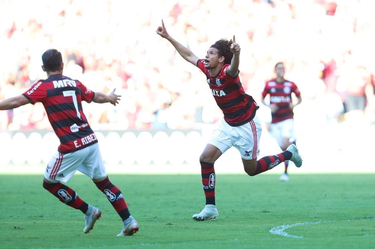 Willian Aro marcou o primeiro gol do Flamengo logo no primeiro minuto de jogo: Flamengo 1 a 0