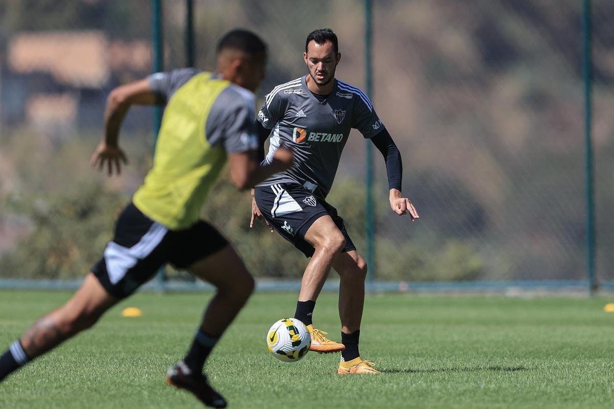 Treino do Atltico para enfrentar o Athletico-PR, no domingo (7/8), s 19h, pelo Campeonato Brasileiro.