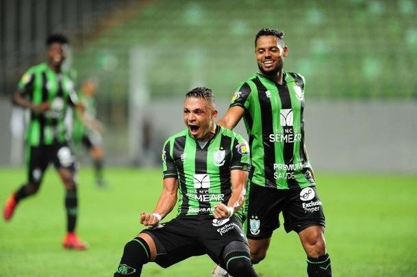 Amrica conseguiu gol de empate aos 50 minutos do segundo tempo