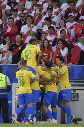 Fotos da decisão da Copa América entre Brasil e Peru, no Maracanã