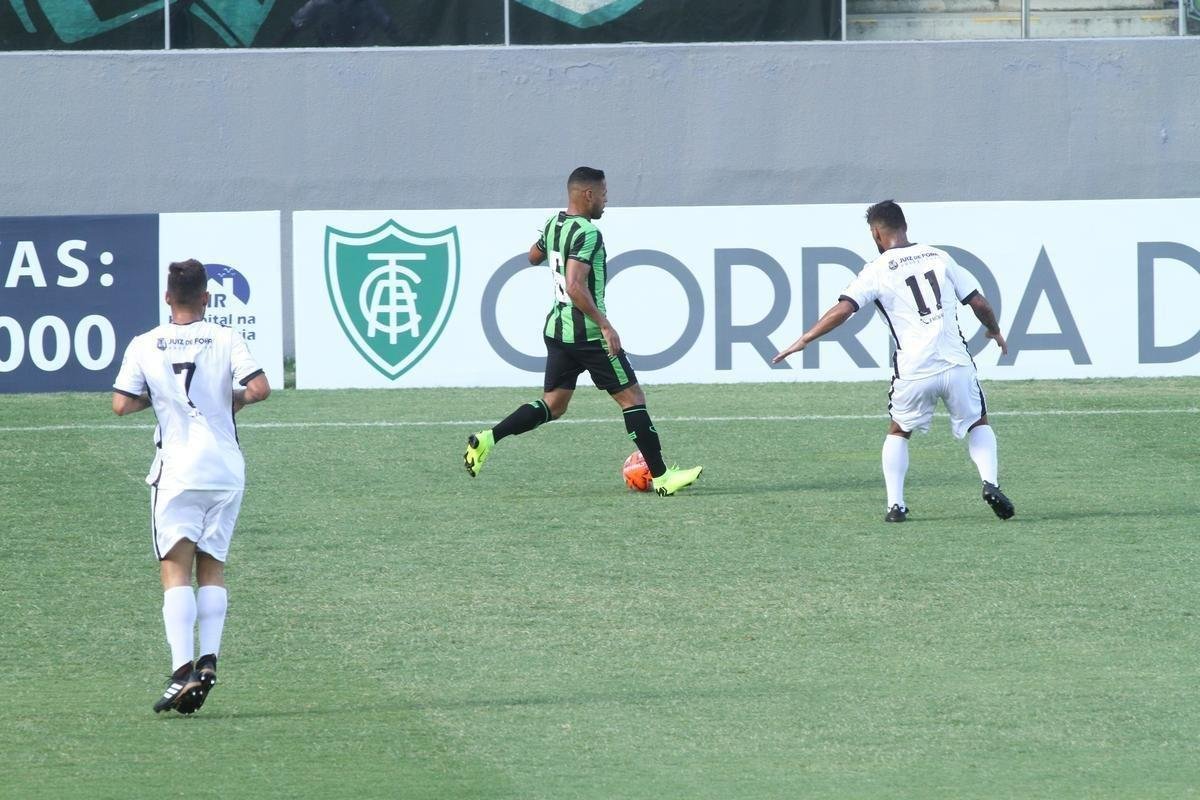 Lances do primeiro tempo de Amrica x Tupi, no Independncia, pela terceira rodada do Mineiro