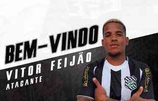 O Figueirense anunciou a contratao do atacante Vitor Feijo, que estava no Guarani