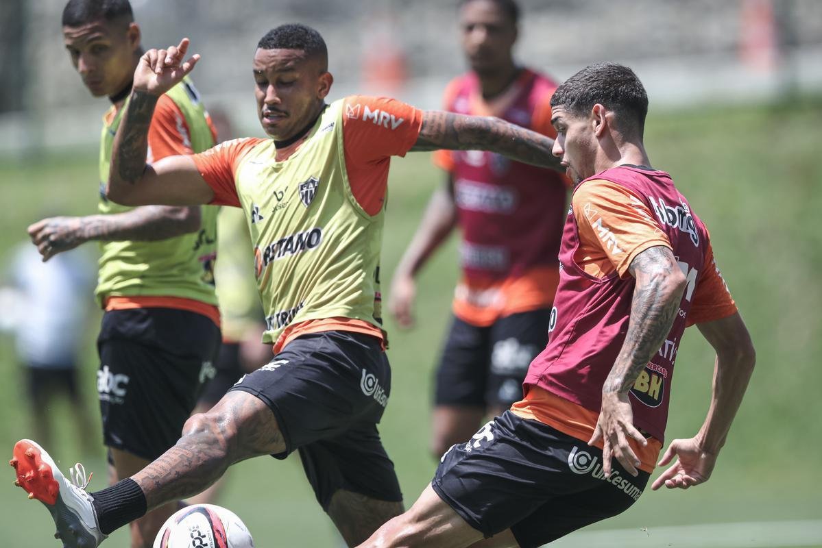 Fotos do treino do Atltico nesta quinta-feira na Cidade do Galo