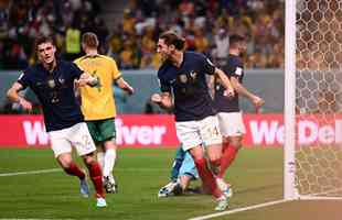 Imagens do jogo entre Frana e Austrlia, pelo Grupo D da Copa do Mundo