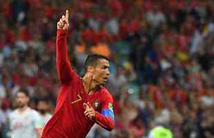 No segundo gol sobre a Espanha, na estreia da Copa da Rssia, Cristiano Ronaldo contou com falha do goleiro espanhol De Gea