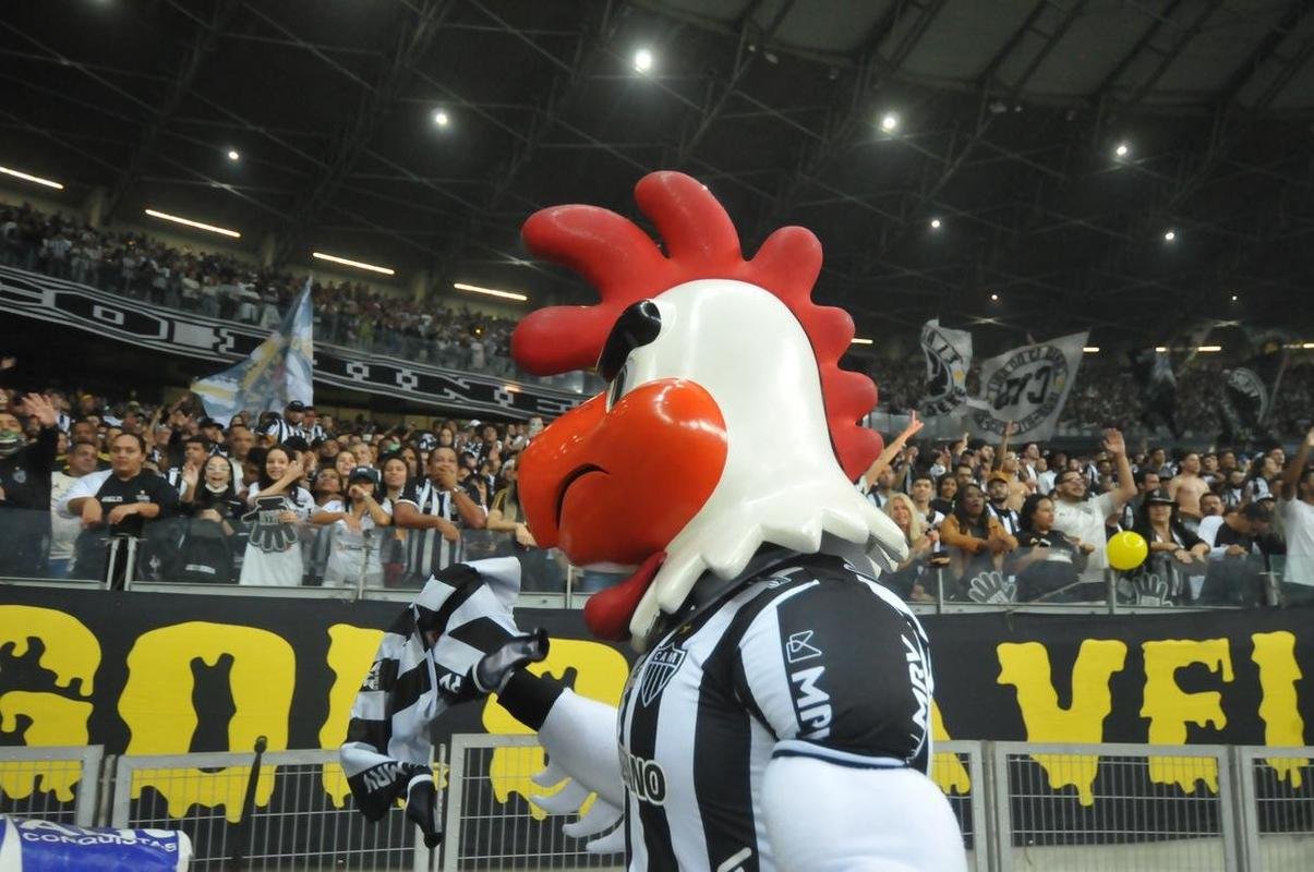 Fotos da torcida do Atltico, no Mineiro, durante a partida de ida das oitavas de final da Copa do Brasil, contra o Flamengo (22/6/2022)