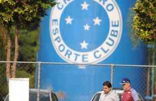 Fotos da reapresentao do Cruzeiro nesta segunda-feira, na Toca da Raposa II. Time se prepara para enfrentar o Boca Juniors, quinta-feira  noite, s 21h45, no Mineiro. Jogo valer pelas quartas de final da Copa Libertadores (Leandro Couri/EM D.A Press)