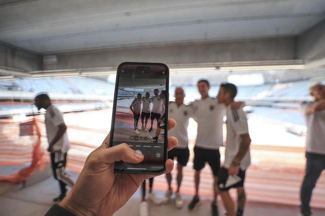 Na manh deste sbado (24/9), jogadores, comisso tcnica e diretoria do Atltico visitaram as obras da Arena MRV, futura casa do Galo.