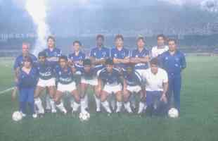 Lus Fernando no time do Cruzeiro campeo da Supercopa de 1991