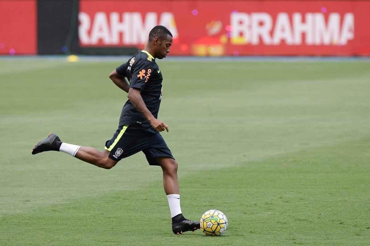 Treino da Seleo Brasileira no Engenho, no Rio de Janeiro, visando ao Jogo da Amizade