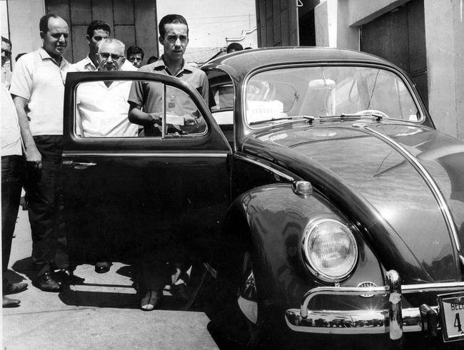 VW Fusca que Tosto ganhou como prmio pela conquista da Copa de 1970, no Mxico, pela Seleo Brasileira.