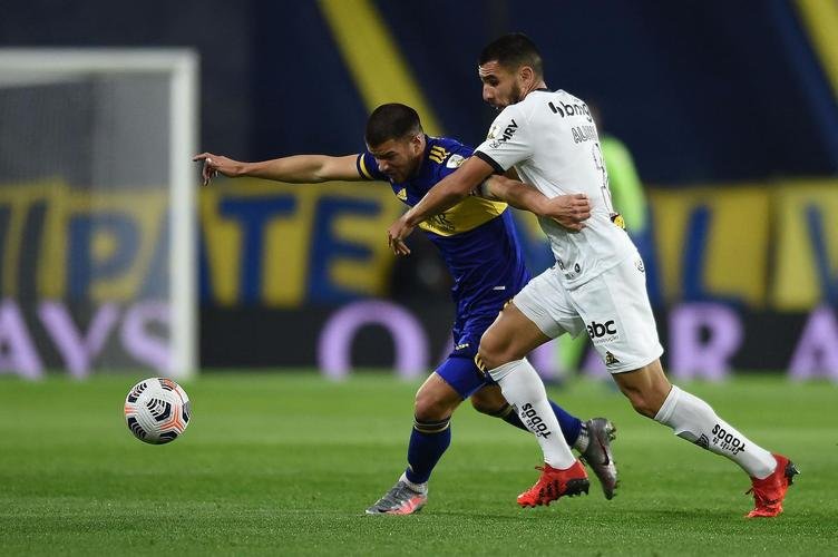 Fotos do jogo entre Boca Juniors e Atlético, na Bombonera, em Buenos Aires, pela ida das oitavas de final da Copa Libertadores de 2021