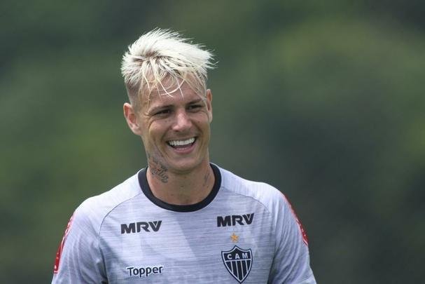 Imagens do treino do Atltico