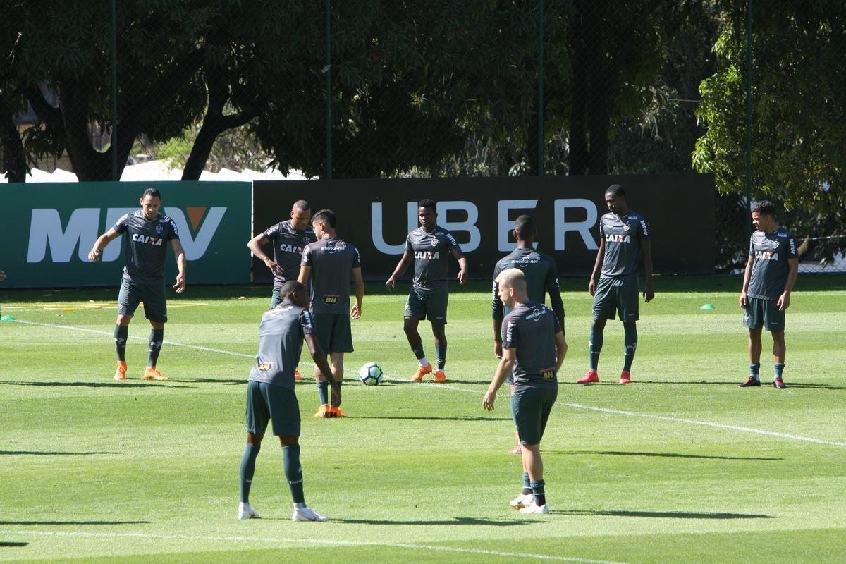 Atltico encerra preparao na Cidade do Galo para partida contra Grmio, pelo Campeonato Brasileiro