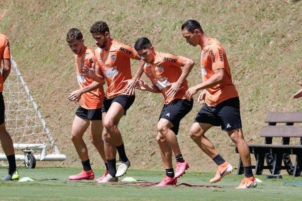 Fotos do último treino do Atlético antes da estreia de Sampaoli