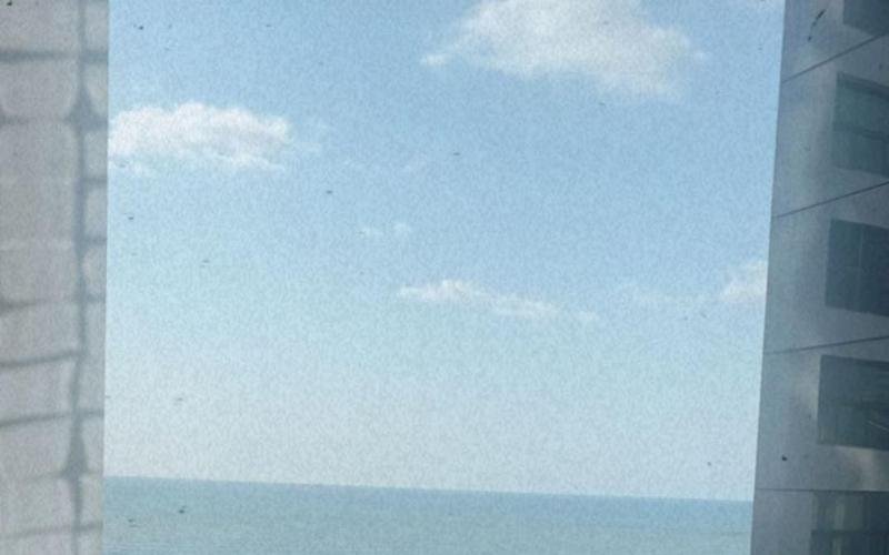 Patric postou uma foto da vista de uma das praias de Recife em suas redes sociais