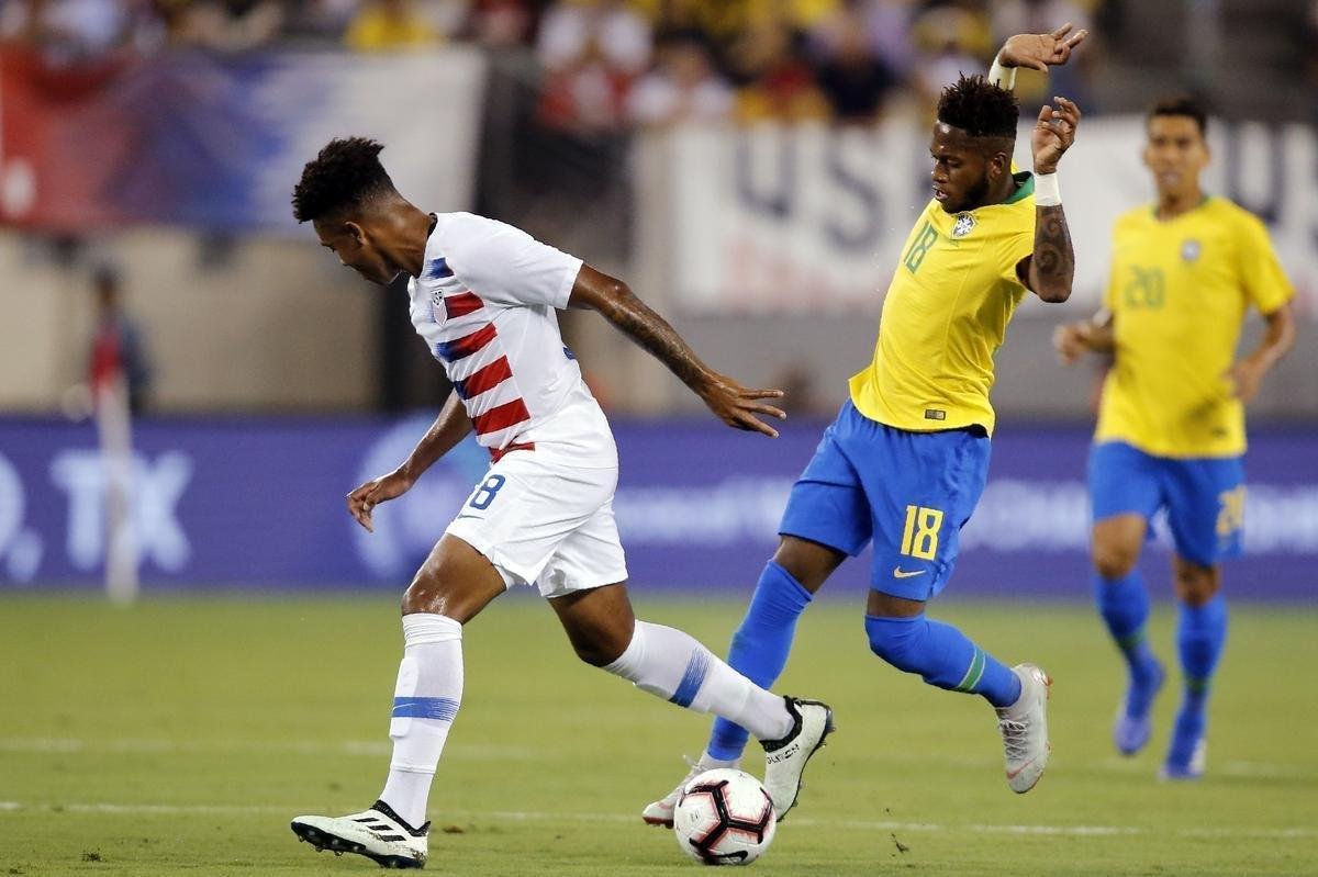 Brasil iniciou a preparao visando  Copa Amrica de 2019 com amistoso diante dos EUA em Nova Jersey