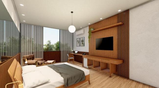 Alm de seguir como complexo esportivo, a rea do ginsio abrigar um restaurante com vista panormica, um shopping e um hotel (foto).