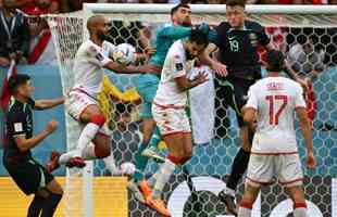 Fotos do jogo entre Tunsia e Austrlia, no Estdio Al Janoub, pela segunda rodada do Grupo D da Copa do Mundo do Catar