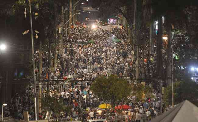 Cenas no entorno do Mineiro na quarta-feira assustaram as autoridades