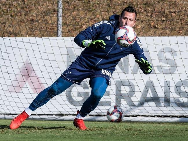 Fotos do treino do Cruzeiro desta tera-feira (10/08), na Toca II
