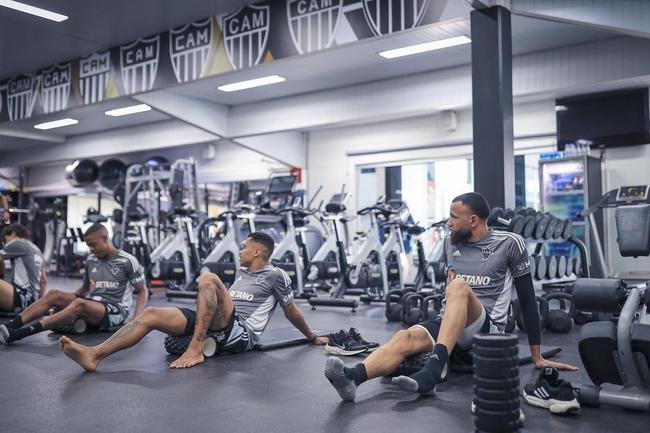 Treino do Atltico na Cidade do Galo, nesta quinta-feira (29/9).
