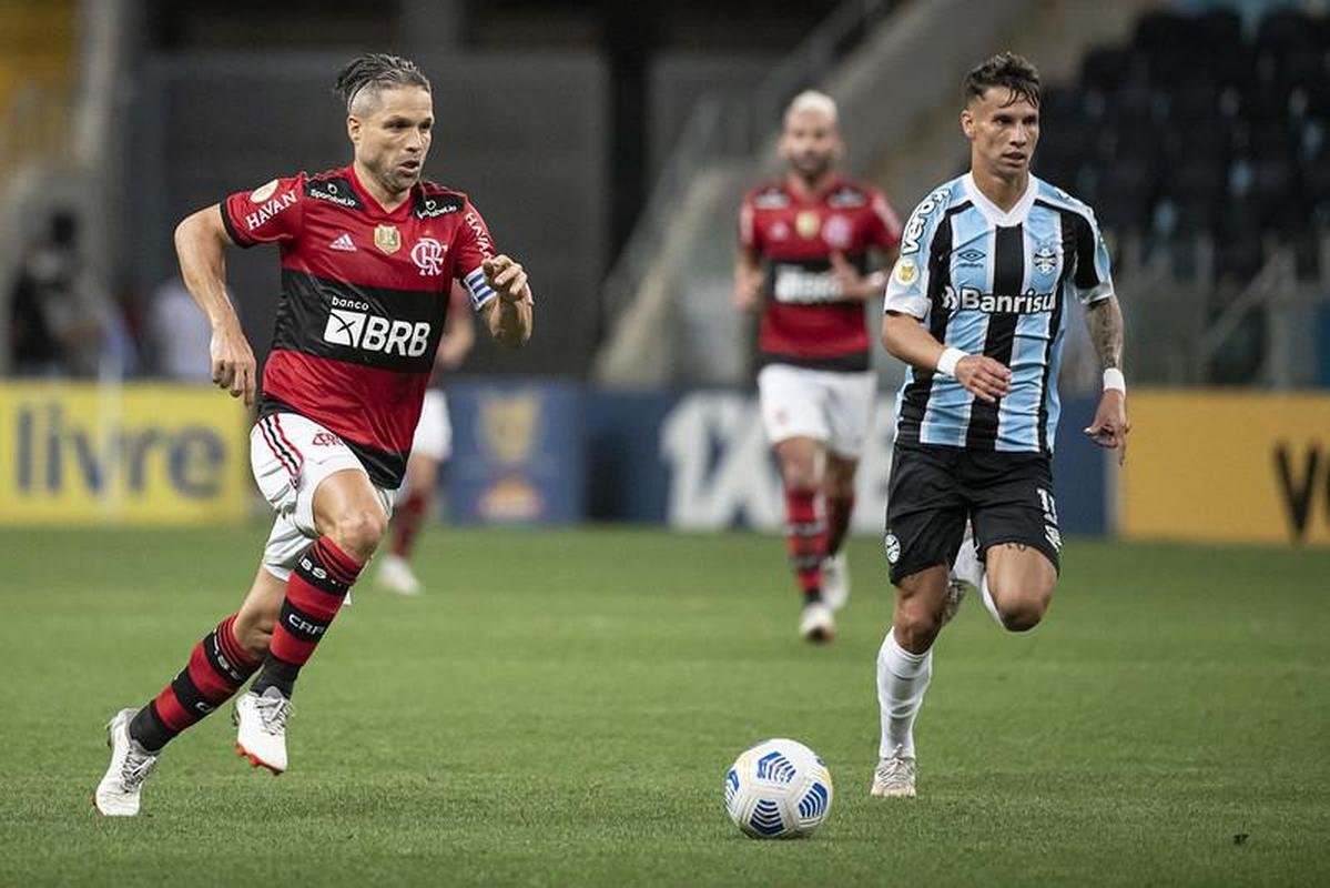 Fotos do jogo entre Grmio e Flamengo, na Arena do Grmio, em Porto Alegre, pela segunda rodada do Campeonato Brasileiro (23/11/2021)