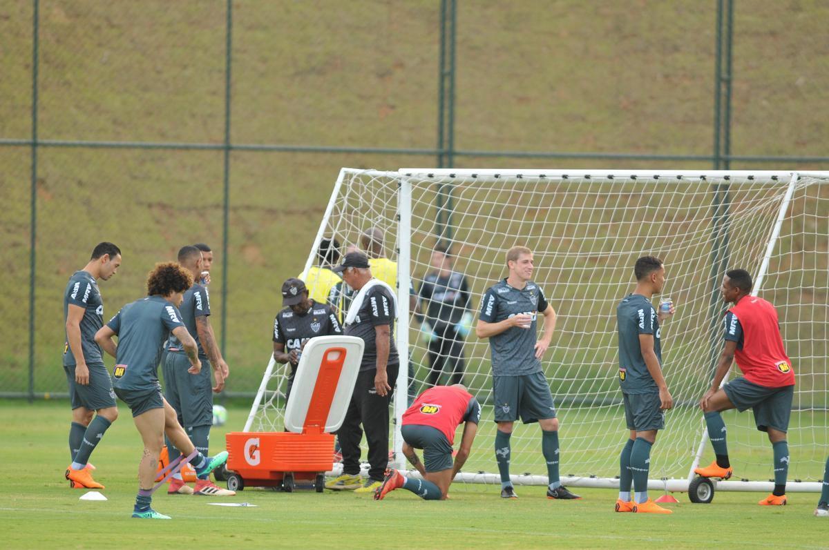 Imagens do treinamento do Atltico nesta sexta-feira, na Cidade do Galo
