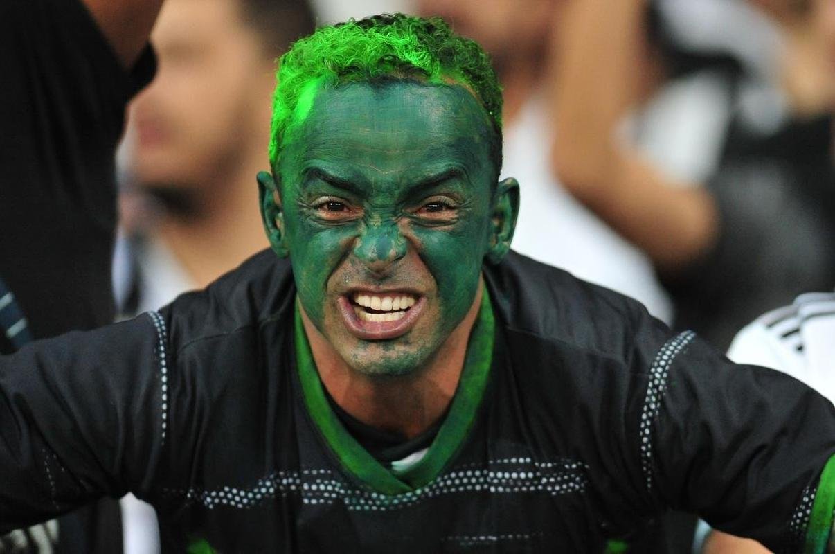 Torcida do Atltico no jogo contra o Emelec, no Mineiro, em Belo Horizonte, pelas oitavas de final da Copa Libertadores de 2022