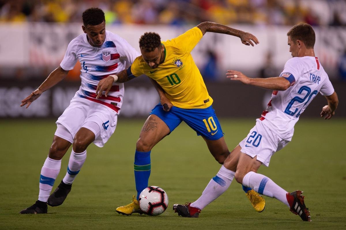 Brasil iniciou a preparao visando  Copa Amrica de 2019 com amistoso diante dos EUA em Nova Jersey