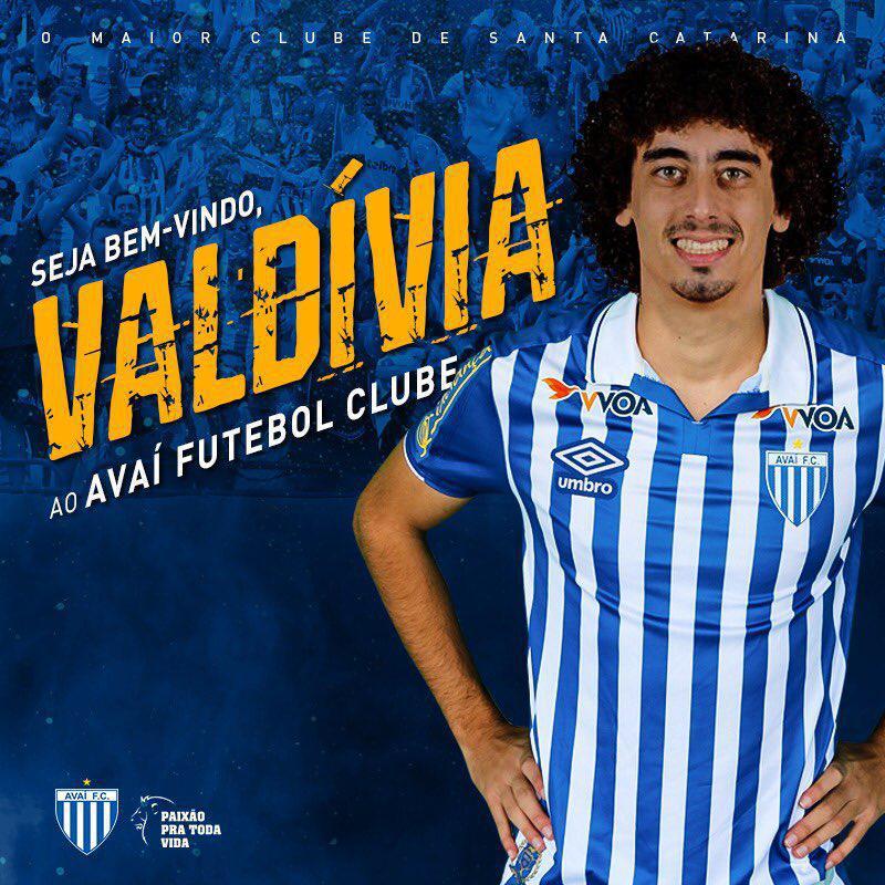 O Ava anunciou a contratao do meia Valdvia, que estava no Vasco