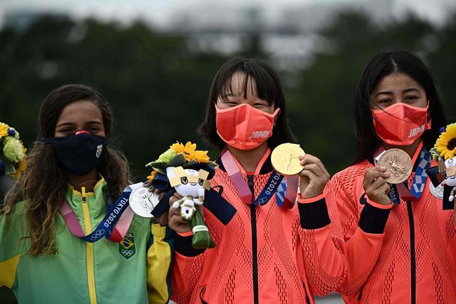 Rayssa Leal conquistou a medalha de prata no skate street feminino