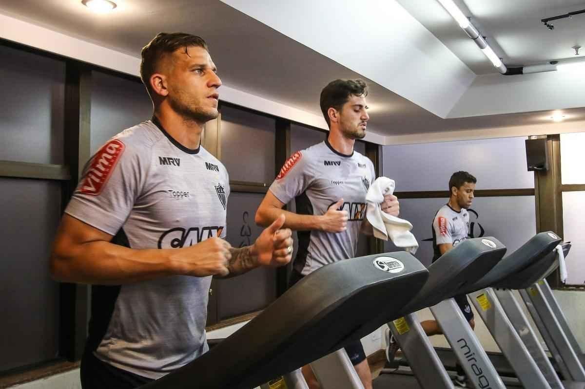 Antes de retornar a Belo Horizonte, o elenco alvinegro fez trabalho regenerativo na academia de um hotel