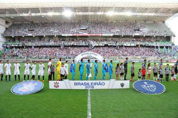 Atltico e Corinthians jogaram no Horto pela 3 rodada do Campeonato Brasileiro