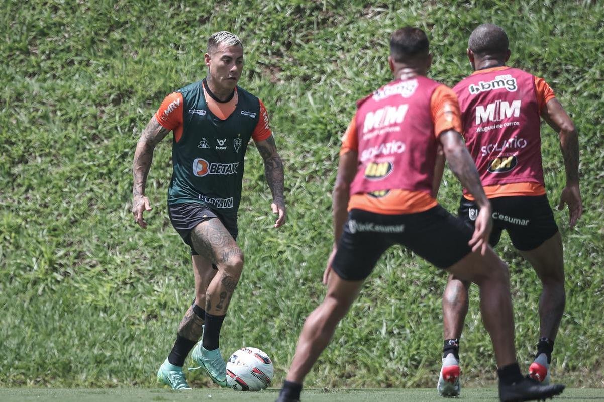 Fotos do treino do Atltico nesta quinta-feira na Cidade do Galo