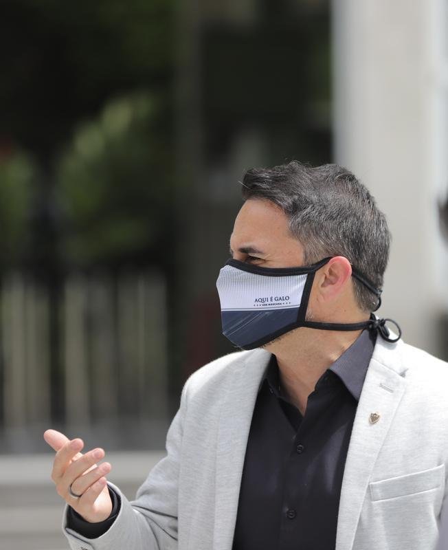 Atltico apresenta Rodrigo Caetano como novo diretor de futebol