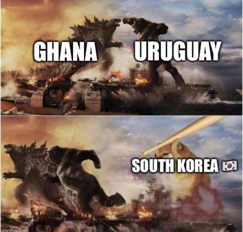 Memes da eliminao do Uruguai na fase de grupos da Copa do Mundo