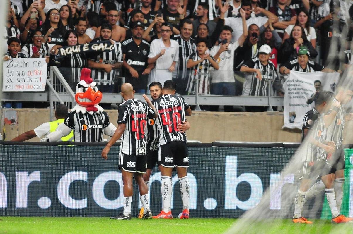 Fotos do jogo entre Atltico-MG e Internacional