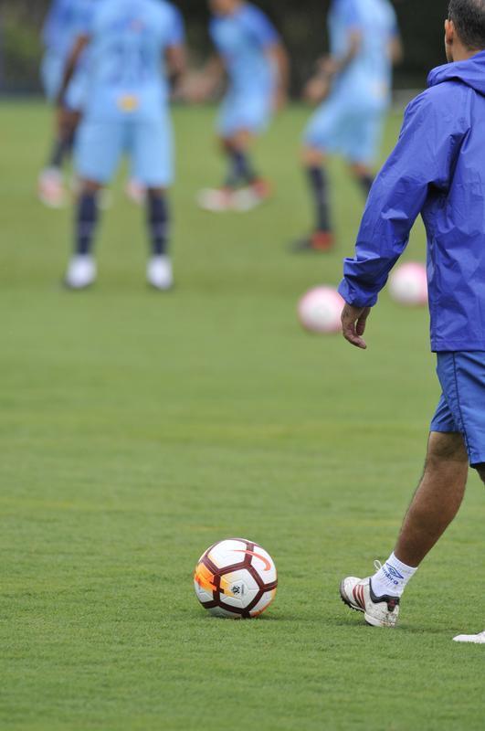 Em atividade na Toca da Raposa II, tcnico Mano Menezes mostrou provvel escalao do Cruzeiro para o jogo contra o Boa: Rafael; Nonoca, Ded, Digo e Marcelo Hermes; Lucas Romero e Bruno Silva; Rafael Sobis, Thiago Neves e Mancuello; Raniel (fotos: Juarez Rodrigues/EM D.A Press)
