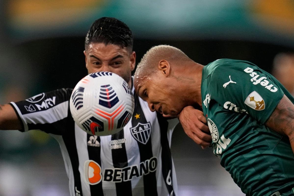 Fotos do jogo de ida da semifinal da Copa Libertadores de 2021, entre Palmeiras e Atltico, no Allianz Parque, em So Paulo