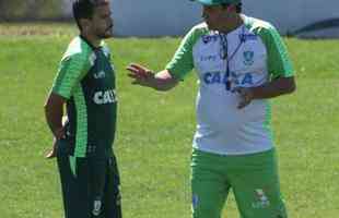 Adilson comandou o primeiro treino no Amrica nesta quarta-feira