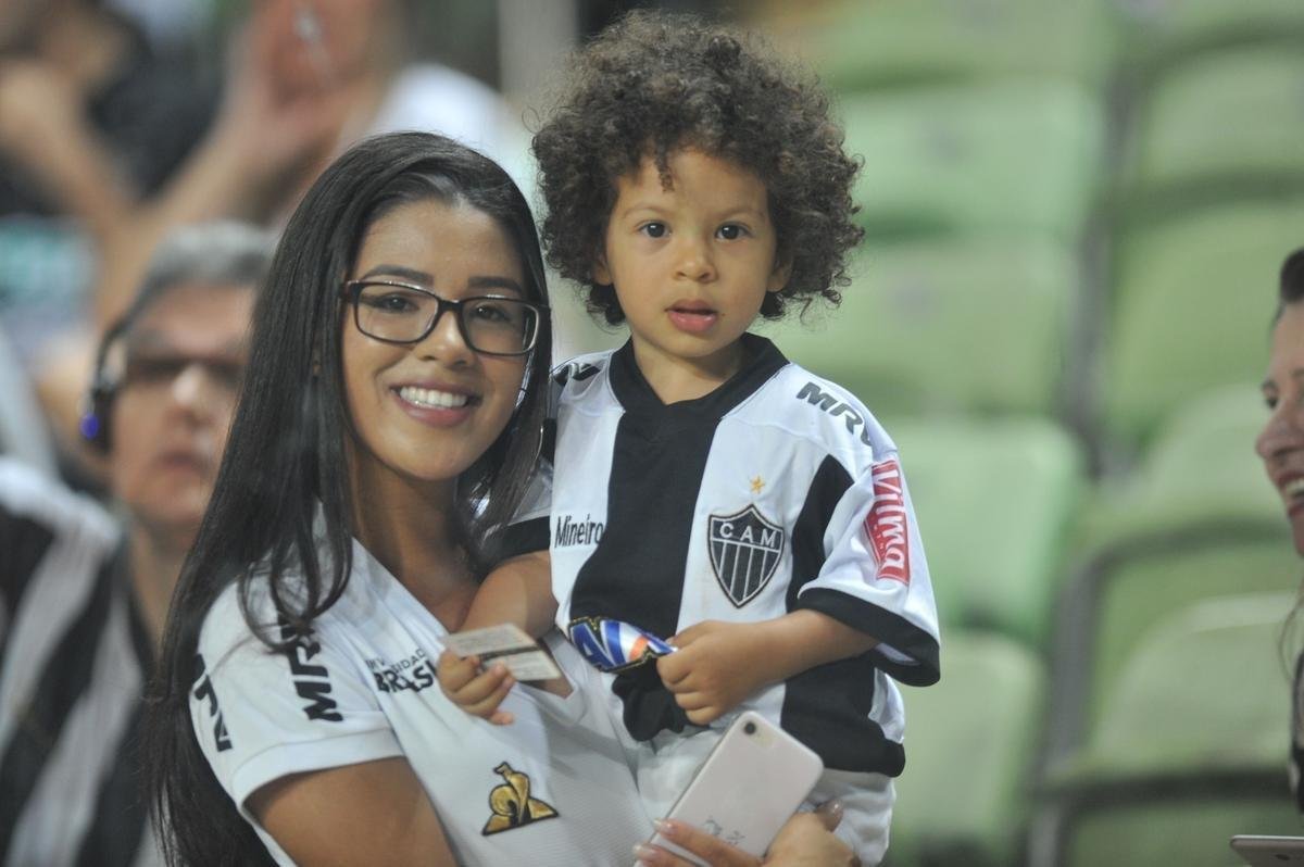 Fotos do jogo entre Atltico e Grmio