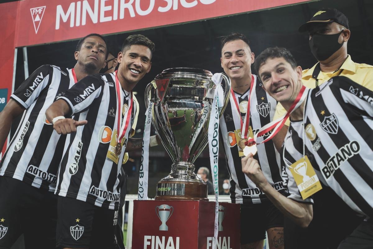 Fotos da festa do Atltico no Mineiro com a conquista do bicampeonato mineiro