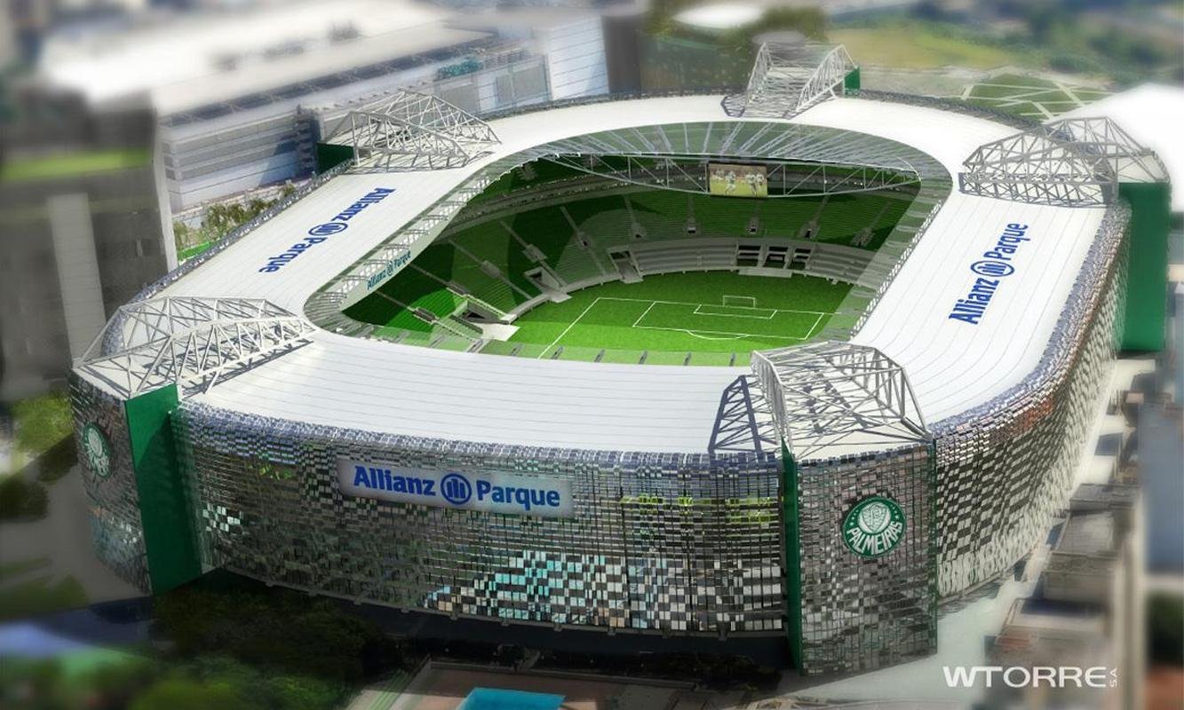 Allianz Parque, estdio do Palmeiras, em So Paulo