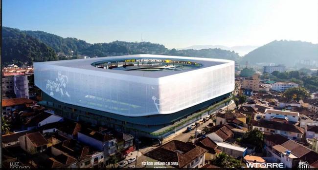 Santos apresenta projeto da nova Vila Belmiro