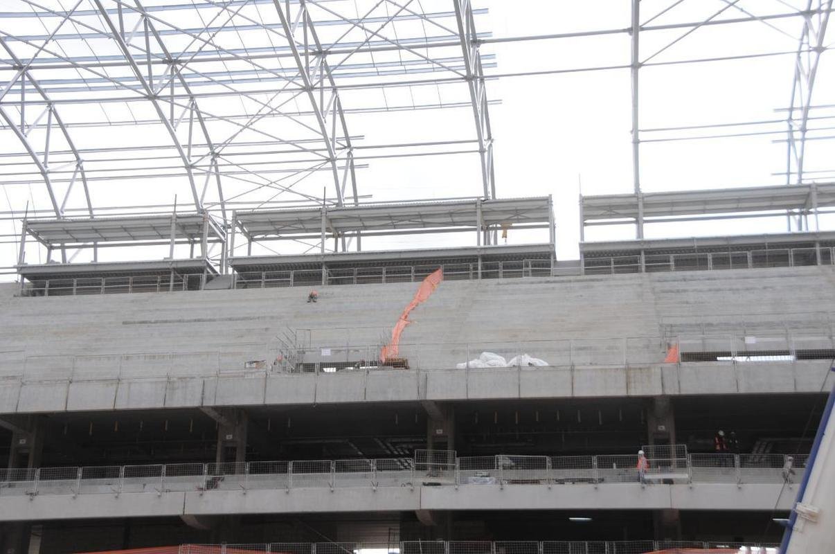 Fotos da Arena MRV nesta sexta-feira (6)