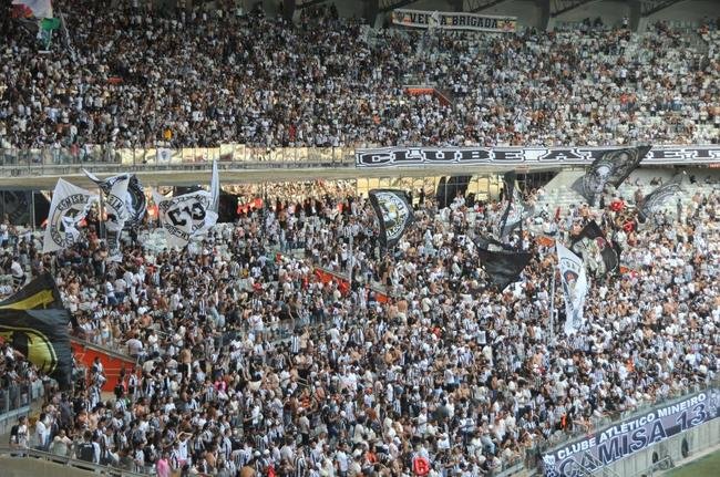 Fotos da torcida do Atltico no clssico com o Cruzeiro, no Mineiro, pela nona rodada do Mineiro de 2022