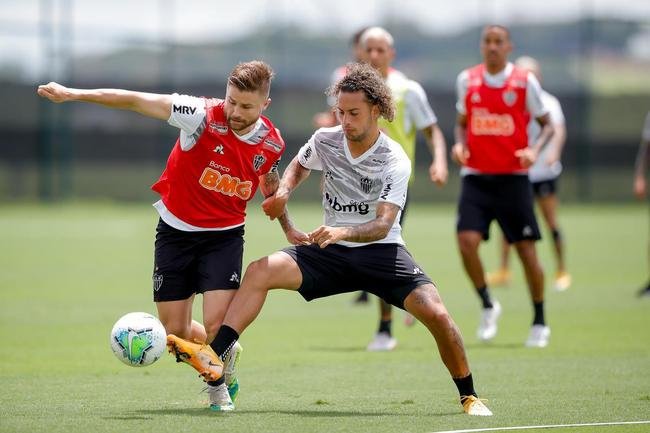 Veja fotos do treino do Atl�tico